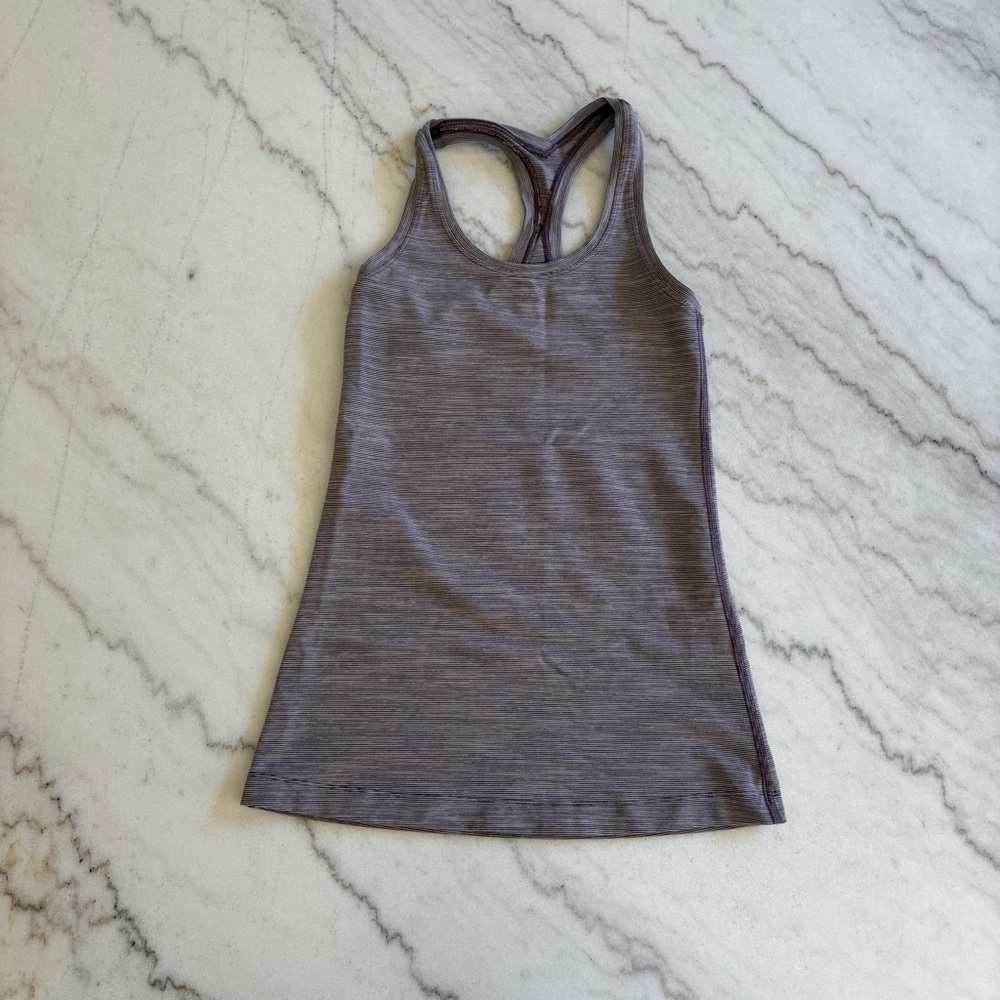 Lululemon Cool Racerback II Tank Top - Heathered Purple (size 4 or 6?)